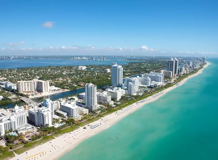 Vista panorâmica de Miami Beach