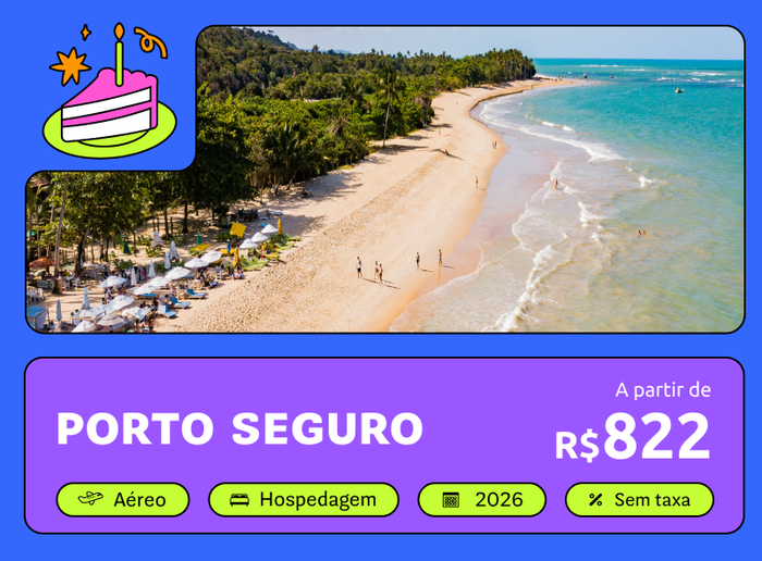 Pacote de Viagem para Porto Seguro