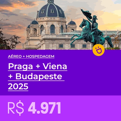 Praga + Viena + Budapeste - 2025