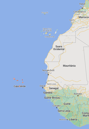 Cabo Verde, Praia, África, onde fica país, bandeira, capital, moeda, mapa, ilha
