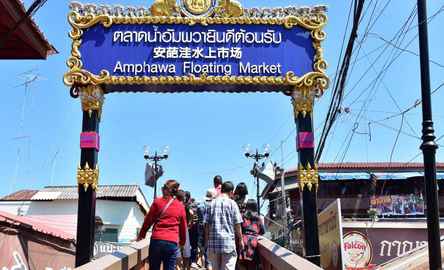 Amphawa Floating and Maeklong Railway Train Market Tour– Full Day