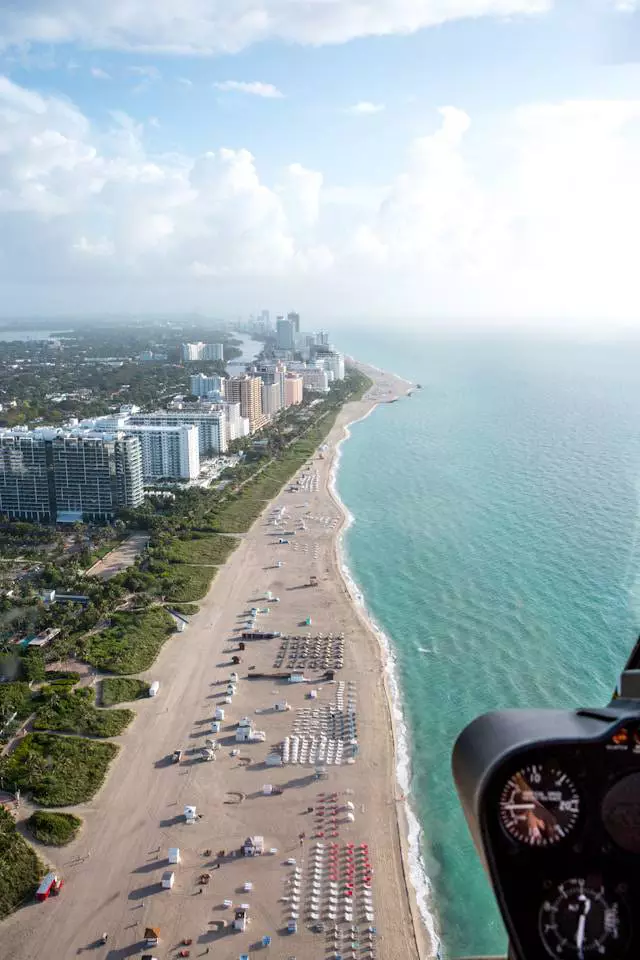 Vista da Praia de Miami