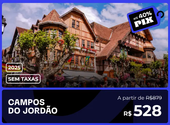 Pacote de Viagem para Campos do Jordão em 2025