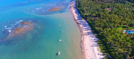 Praia em Arraial Dajuda, Porto Seguro, Bahia