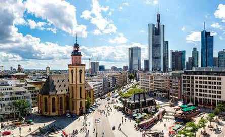 O melhor passeio a pé por Frankfurt