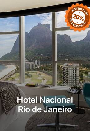 Hotel Nacional com 20% de desconto