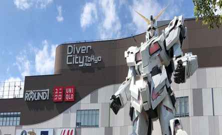 Short Trip to DiverCity Tokyo Plaza with Door to Door Pick Up from accommodation
