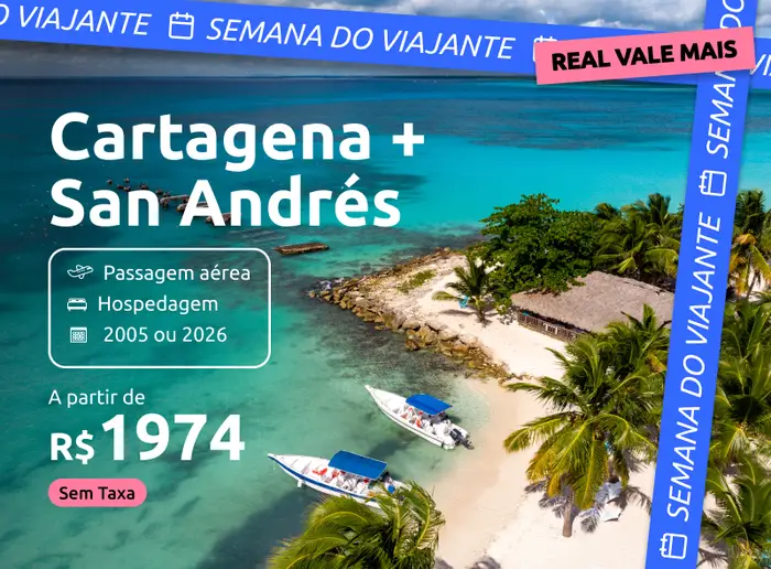 Pacote de Viagem para Cartagena e San Andres