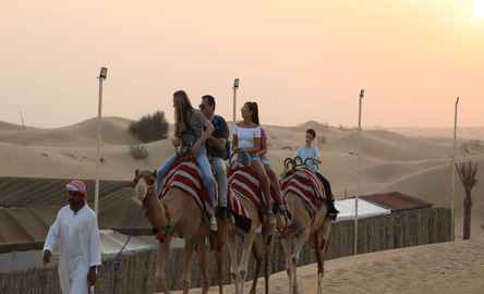 Red Dunes and Camel Safari with Overnight Camp Stay