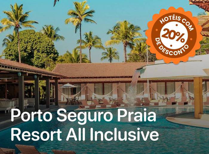 Porto Seguro praia hotel com 20% de desconto