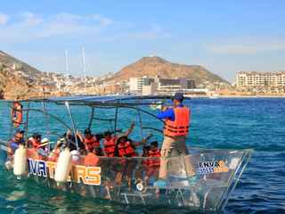 Los Cabos: passeio guiado de barco transparente