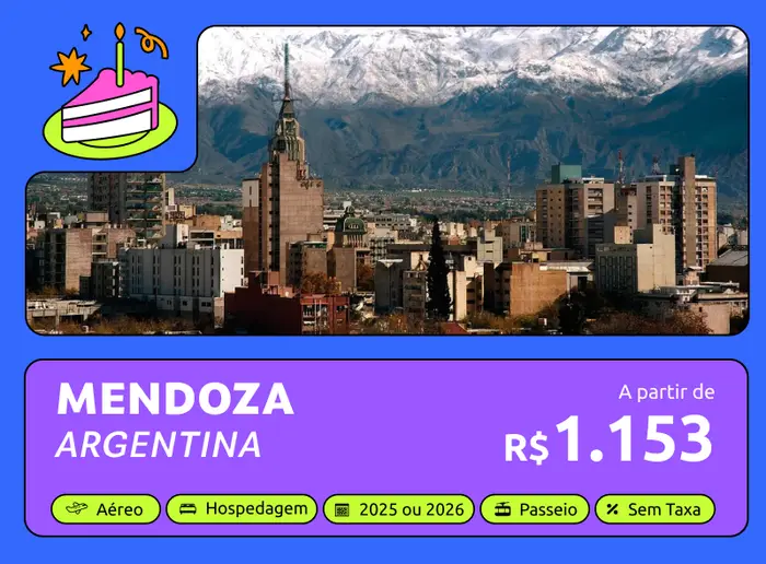 Pacote de viagem para Mendoza