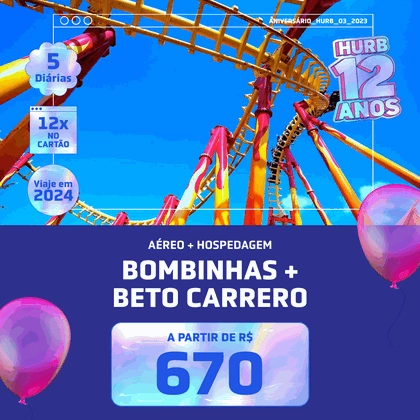 Bombinhas + Beto Carrero - 2024