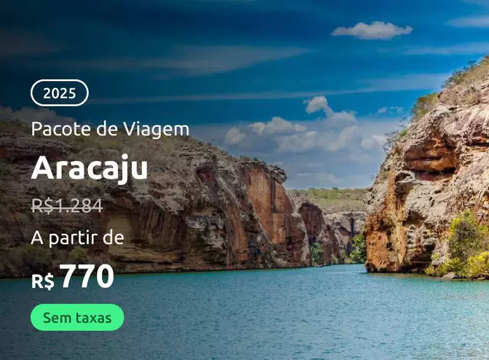 pacote de viagem para Aracaju em 2025