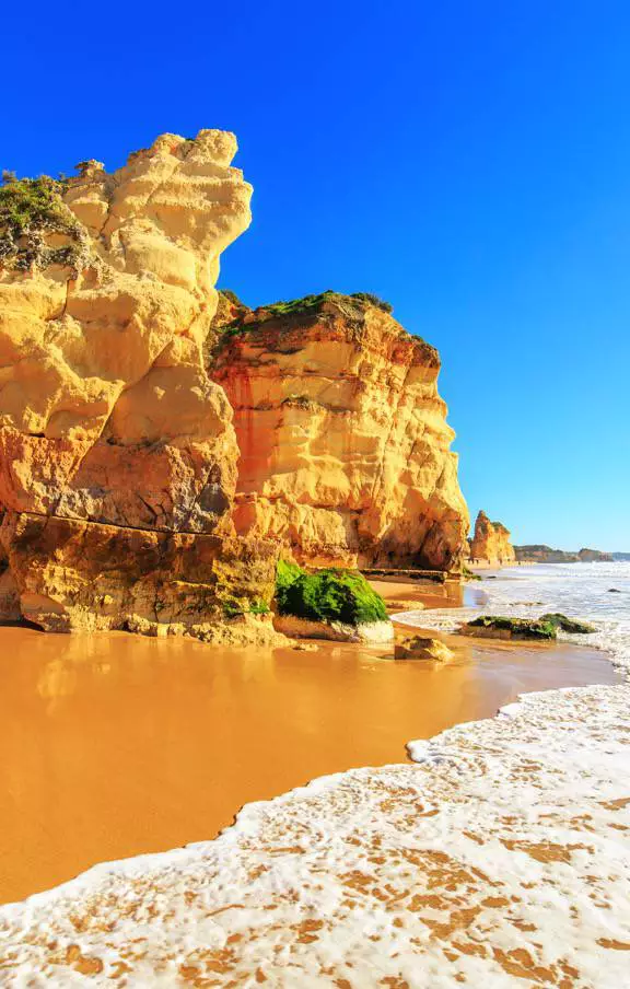 Viva a essência do Algarve, onde o aroma dos laranjais se mistura com a brisa salgada do mar, criando um paraíso português.
