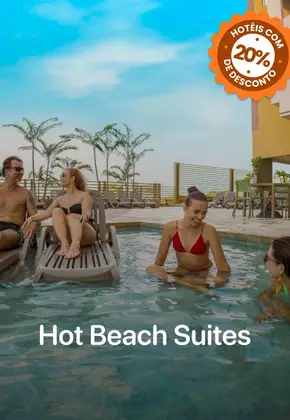 Hot Beach Suítes com 20% de desconto