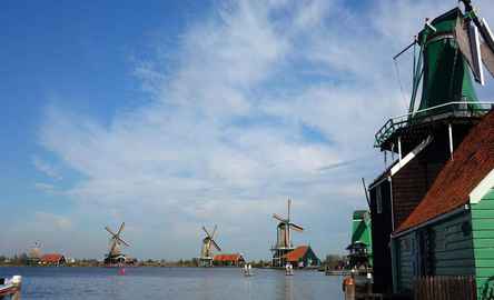 From Amsterdam by Boat: The Windmill Village of Zaanse Schans