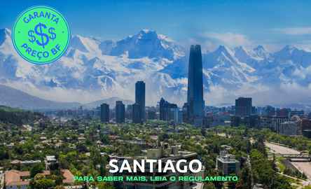 [Garanta Preço da BF] - Pacote de Mês Fixo - Santiago (Chile) - 2024