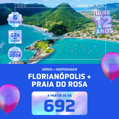 Florianópolis + Praia do Rosa (Santa Catarina) - 2024