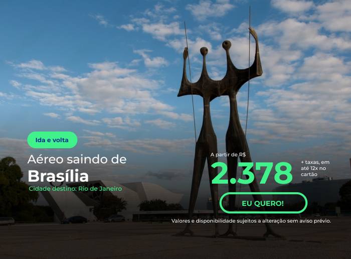 voo saindo de Brasilia para o Rio de Janeiro em promoçao, final da libertadores, passagem aerea para a final da libertadores