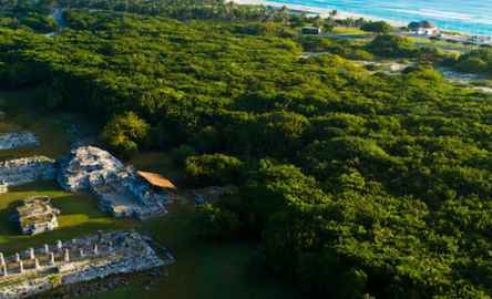 De Cancún: excursão de meio dia a Playa Delfines, El Meco e El Rey