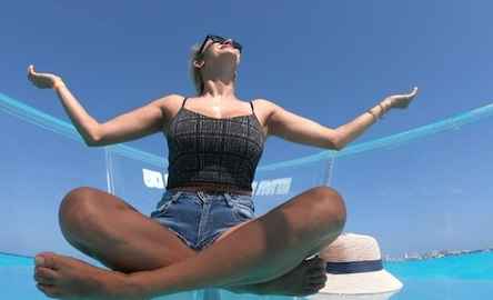 Cancún: Passeio de Barco Cristal na Lagoa Nichupte
